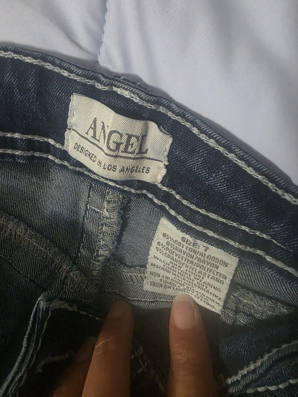 Angel Women's Dark Blue Denim Jeans